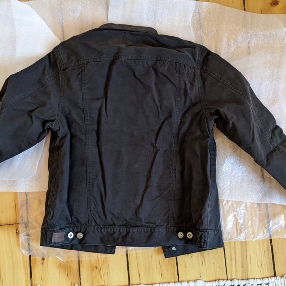 Normal Brand Waxed Canvas Jacket - Brown / S - Picture 5 of 8